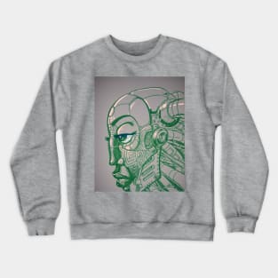 Robot Lady Crewneck Sweatshirt